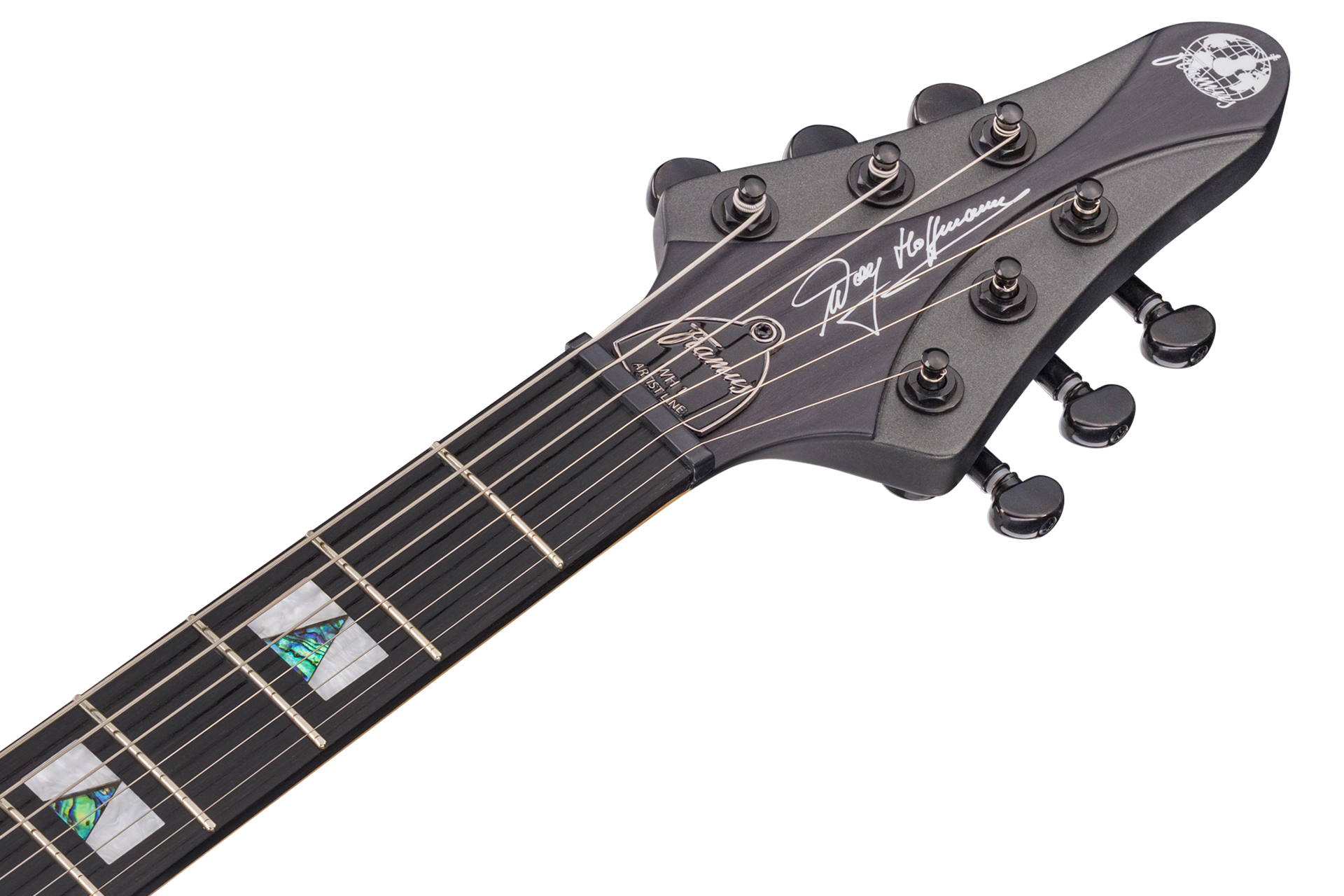 Artist Line Breaker WH-1 - Solid Charcoal Metallic Satin E-Gitarre